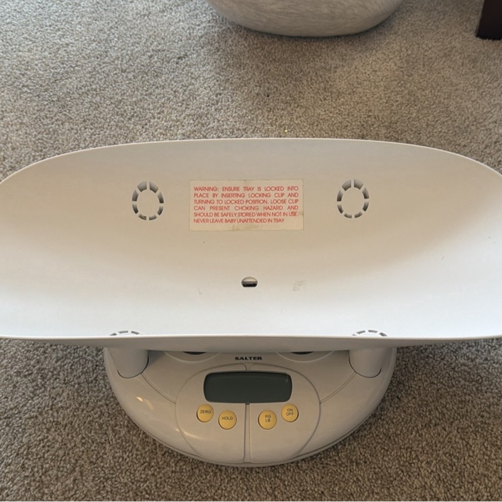 White Digital Baby Scale
